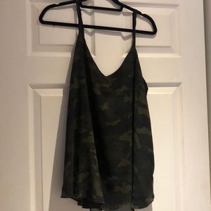 Torrid Camo Double Layered Chiffon Cami